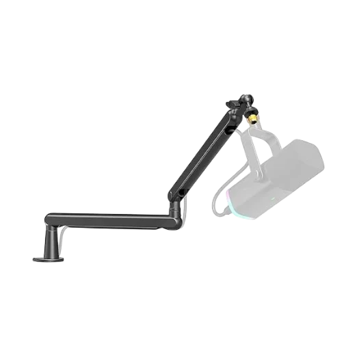 FIFINE BM88 Microphone Arm Stand – Low Profile, 29" Reach & Cable Management