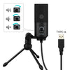 FIFINE K669B USB Condenser Microphone with Cardioid Pickup, Volume Control & Tripod Stand View 2