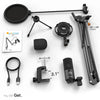 FIFINE T669B USB Condenser Microphone with Cardioid Pickup, Volume Control & Tripod Stand View 2