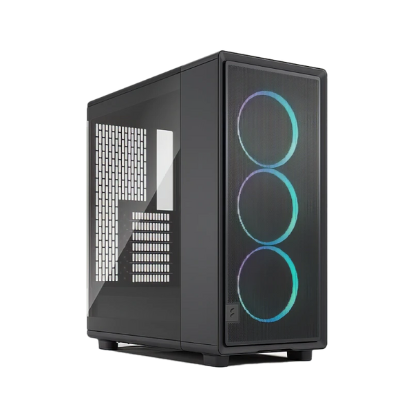 Fractal Design Epoch Black TG with 3 rgb fans