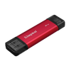 Kingston Dual Portable SSD 2TB USB 3.2 Gen 2 Type-A & Type-C View 3