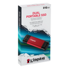 Kingston Dual Portable SSD 512GB USB 3.2 Gen 2 Type-A & Type-C View 4
