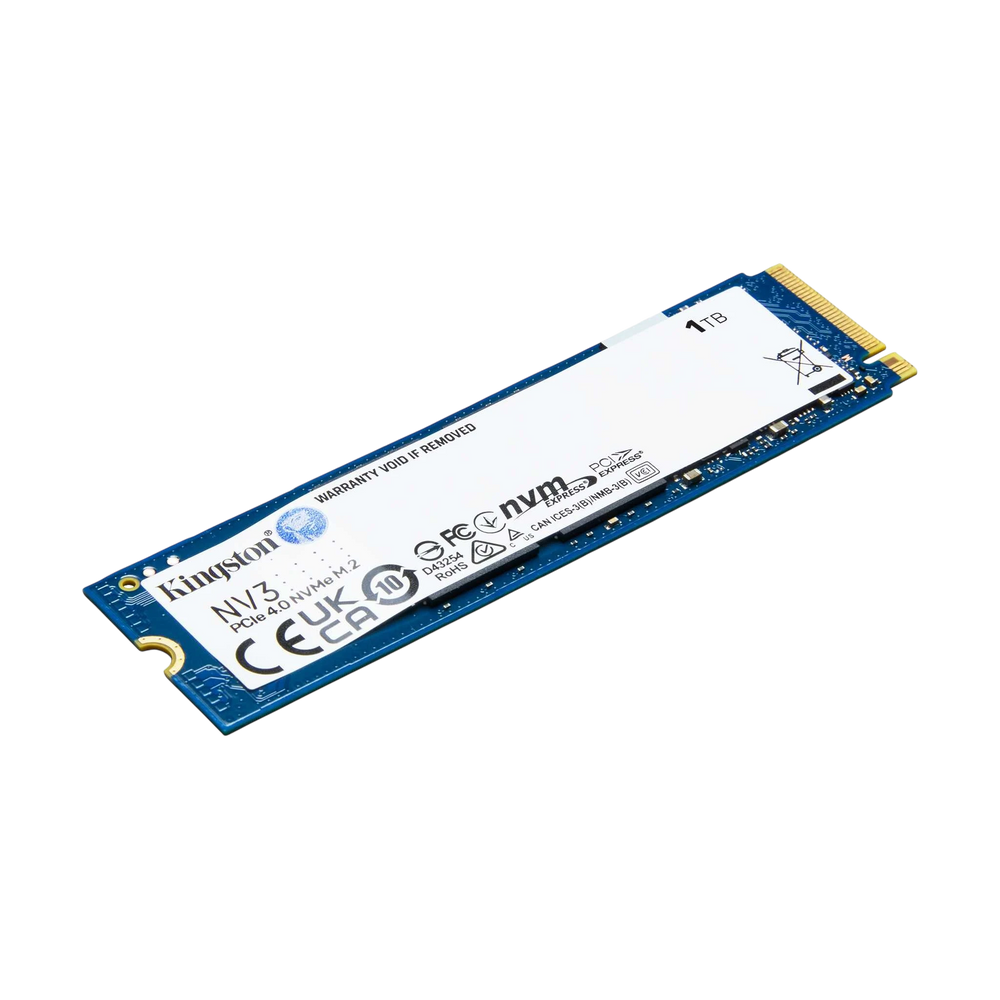 Kingston NV3 1TB PCIe 4.0 NVMe M.2 Internal SSD