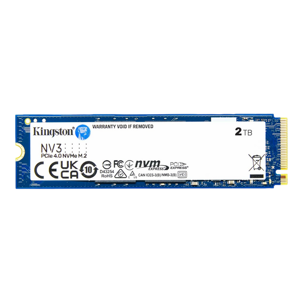 Kingston NV3 2TB PCIe 4.0 NVMe M.2 Internal SSD