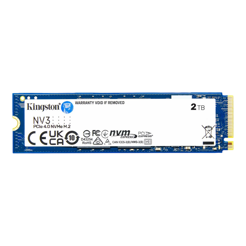 Kingston NV3 2TB PCIe 4.0 NVMe M.2 Internal SSD