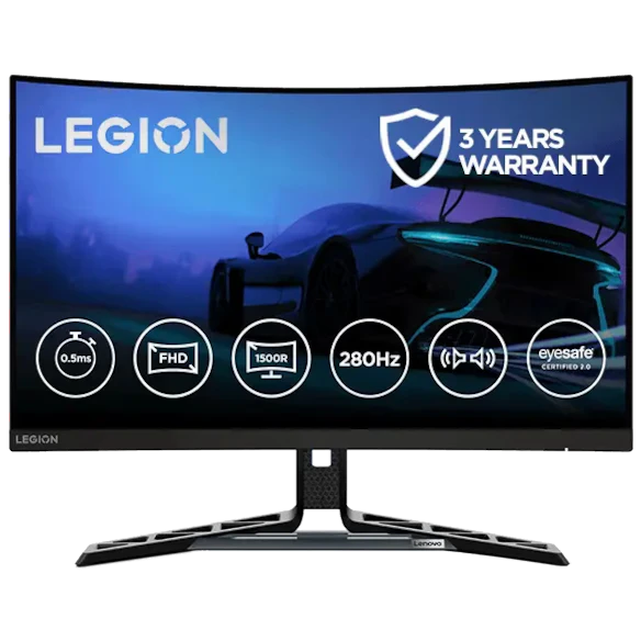 Lenovo Legion R27fc-30 27-inch FHD Curved VA 280Hz Gaming Monitor | AMD FreeSync™ Premium
