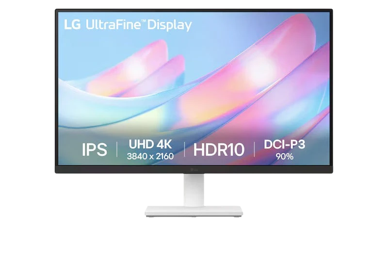 LG UltraFine 27US500-W 27-inch 4K UHD IPS Monitor with HDR10