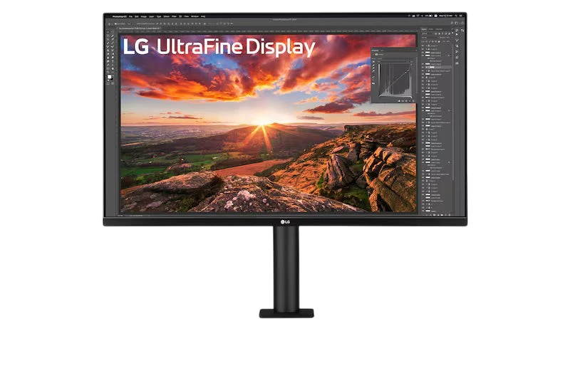 LG UltraFine Ergo 32UN880K-B 31.5-inch 4K UHD IPS Monitor