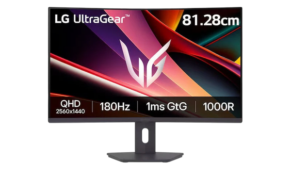 LG UltraGear 32G600A-B 32-inch QHD Curved 180Hz Gaming Monitor