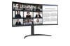 LG UltraWide 34WR55QK-B 34-inch WQHD Curved USB Type-C Monitor View 3