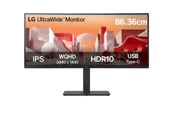 LG UltraWide 34BA75QE-B 34-inch WQHD Curved IPS Monitor