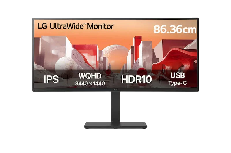 LG UltraWide 34BA75QE-B 34-inch WQHD Curved IPS Monitor