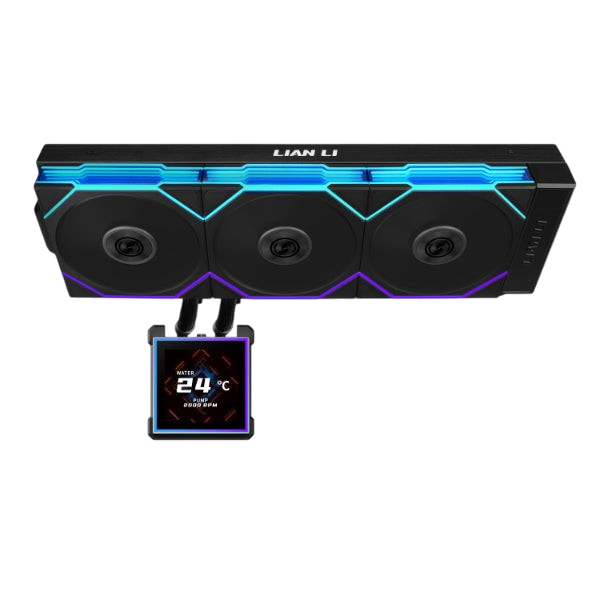 Hydroshift II LCD S 360TL AIO CPU Liquid Cooler Black