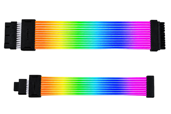 Lian Li Strimer Plus V3 24-Pin + 16-Pin Extension Cable Bundle
