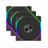 Lian Li UNI FAN TL FLEX 120mm ARGB PWM Cabinet Fan Black(3 Pack) View 1