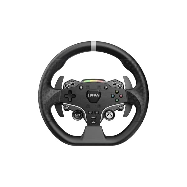 MOZA ESX Steering Wheel for PC & Xbox – 280mm, 22 Buttons, 10 RGB LEDs