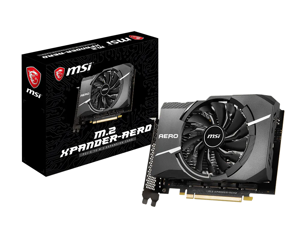 MSI M.2 XPANDER-AERO Quad M.2 PCIe Expansion Card