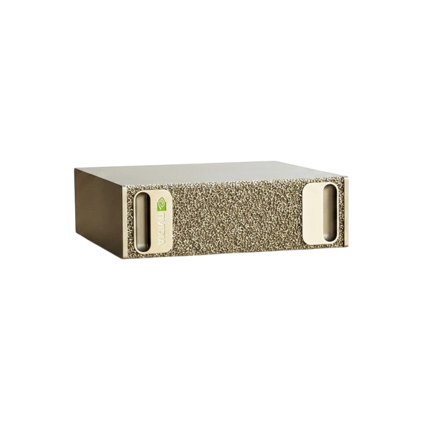 Bitkart NVIDIA DGX Spark personal AI supercomputer with GB10 Grace Blackwell chip and textured gold front panel.