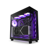 NZXT H6 Flow Black with 3 RGB Fans View 1