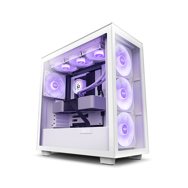 NZXT H7 Elite White E-ATX Mid Tower Cabinet