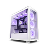 NZXT H7 Elite White E-ATX Mid Tower Cabinet View 1