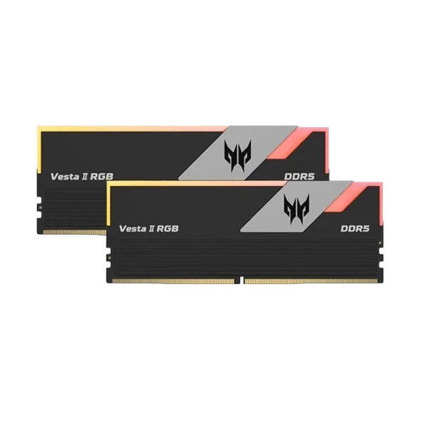 64GB (32x2) DDR5 VESTA II RGB 6000 CL 30 BLACK