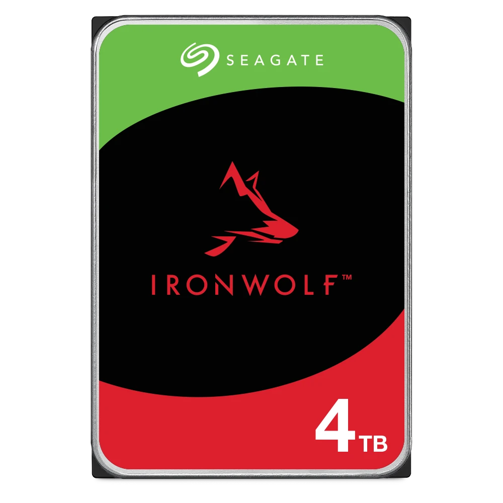 Seagate IronWolf 4TB NAS Internal Hard Drive | 3.5-inch | SATA 6Gb/s | 5400 RPM