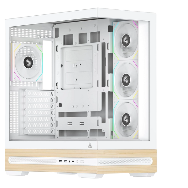 TAG Gamerz Stellar Prime ARGB Mid Tower Gaming Cabinet White