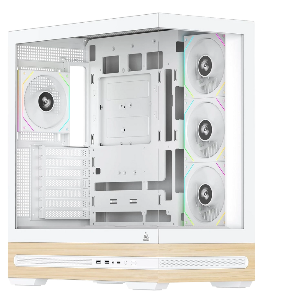 TAG Gamerz Stellar Prime ARGB Mid Tower Gaming Cabinet White