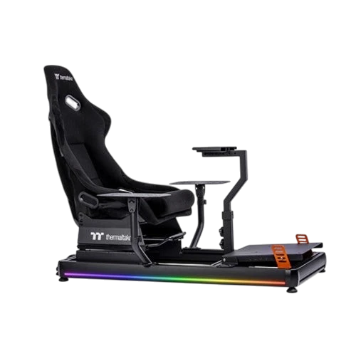 Thermaltake GF500 Flight Simulator Cockpit | Premium Aluminum & Steel Flight Sim Rig