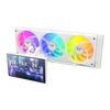 Thermaltake ST360 Ultra ARGB Sync 360mm AIO Liquid CPU Cooler with 7-inch LCD Display White View 1