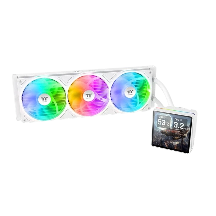 Thermaltake TH360 V3 Ultra ARGB Sync 360mm AIO Liquid CPU Cooler with 3.95" LCD