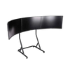 Thermaltake Triple Racing Monitor Stand | Freestanding Steel Monitor Mount View 5