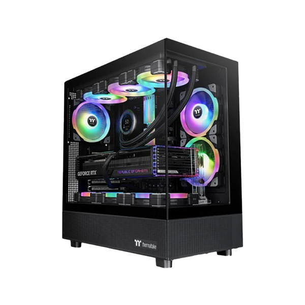 View 270 TG ARGB Mid Tower with 3 ARGB Fans