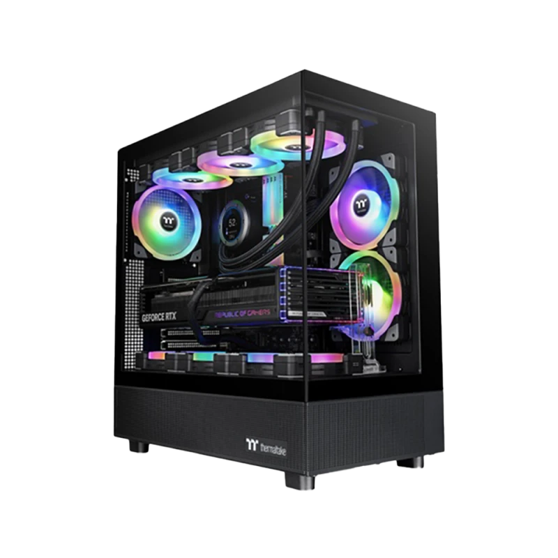 View 270 TG ARGB Mid Tower with 3 ARGB Fans
