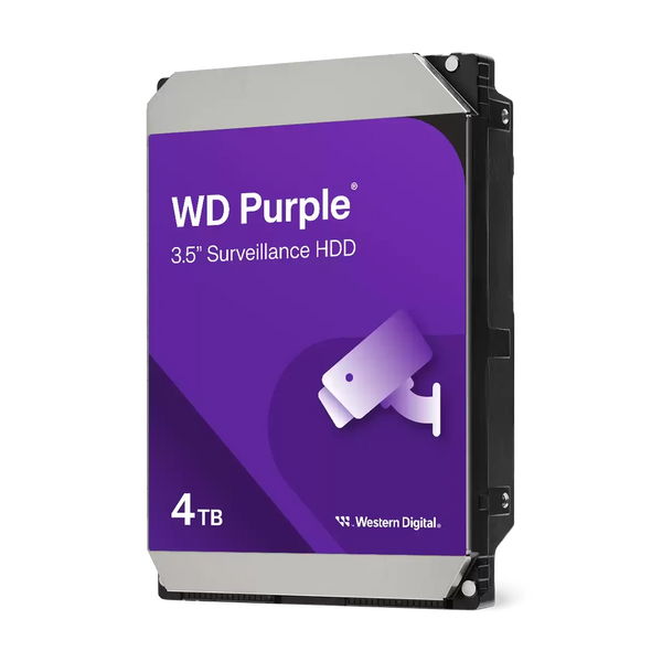 Western Digital WD Purple 4TB Surveillance Internal Hard Drive |SATA 6Gb/s | 5400 RPM Class