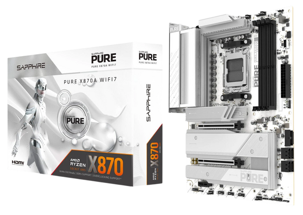 PURE X870A WIFI 7 White Motherboard