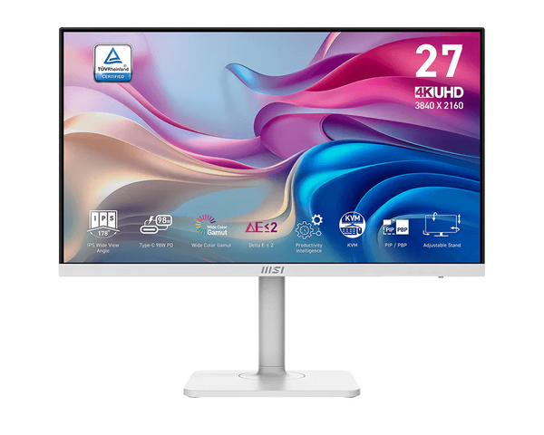 MSI Modern MD272UPHG 27-inch 4K UHD IPS Business Monitor White