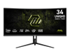 MSI MAG 342CQRF E20 34-inch UWQHD 200Hz Curved Gaming Monitor View 1