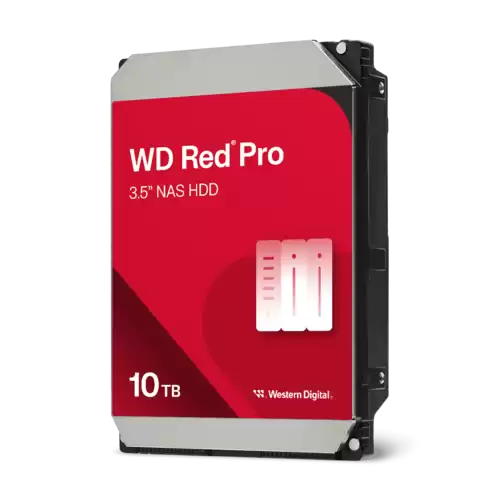 Western Digital WD Red Pro 10TB NAS Internal Hard Drive | 3.5-inch | SATA 6Gb/s | 7200 RPM